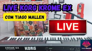 Video thumbnail for LIVE KORG KROME EX (O CONCORRENTE DO YAMAHA MODX+ E DO ROLAND FANTOM 0) - COM TIAGO MALLEN . #live by Tiago Mallen