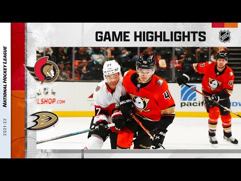 Senators @ Ducks 11/26/21 | NHL Highlights