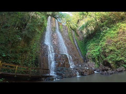 Trilhas Parque Recanto das Cachoeiras - Coronel Vivida, Paraná, Brasil.