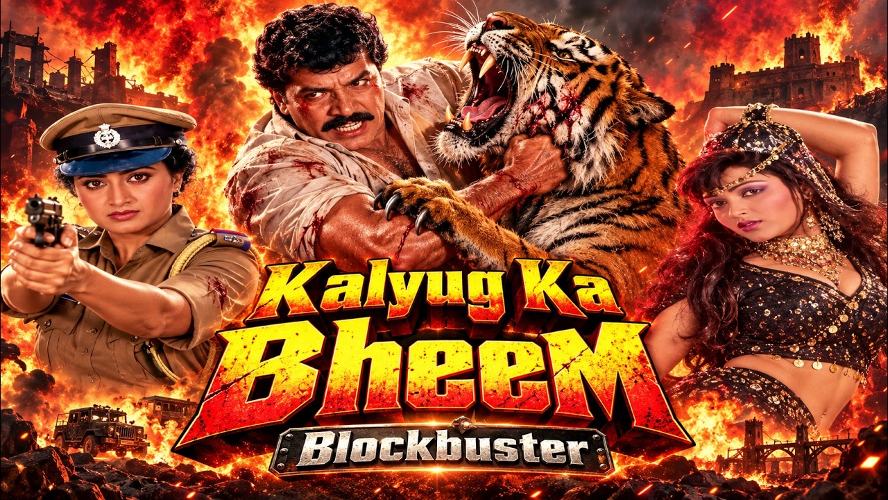 कलयुग का भीम | Legendary Action King Tiger Prabhakar | Kushbu | Action Thriller Full Movie Hindi