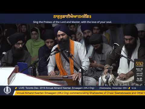 006 Toronto Dec. 2019 Wednesday Evening - Bhai Iqbal Singh Jee Mohali