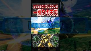 なぜかエクバではゴロン族 一握りの天災