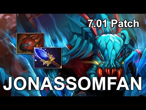 Jonassomfan Weaver Offlane | Tarrasque + Aghanim's | 7.01 Full Game