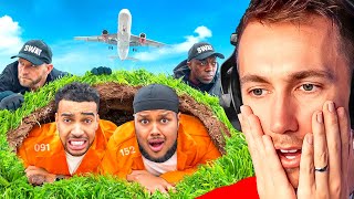 Miniminter Reacts To BETA SQUAD vs SWAT TEAM Hide And Seek (AIRPORT EDITION)