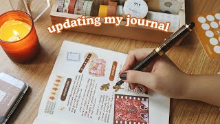 Chatty Fall Journal with Me 🍁📔 The Diarist A5 | Abbey Sy