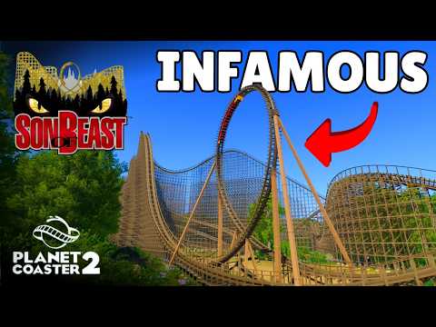 The Most INSANE Wooden Roller Coaster Ever Built? | Recreated in Planet Coaster 2