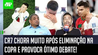 ‘Chega de falar isso: o Cristiano Ronaldo chorou porque sabe que…’; Portugal x Marrocos gera debate