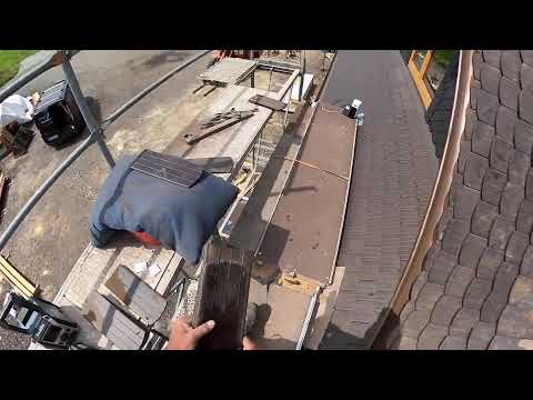 Ansetzen Hechtgaube Teil 2 - Biberkehle - Live vom Biberdach - wie deckt man eine Fledermausgaube?