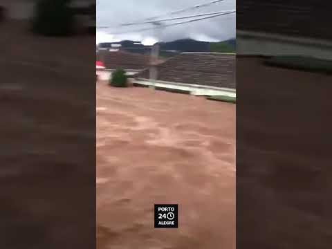 Uma situação catastrófica atingiu Sinimbu, no Vale do Rio Pardo.