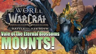 The 4 NEW Vale of Eternal Blossoms Mounts & Where to Find Them | Patch 8.3