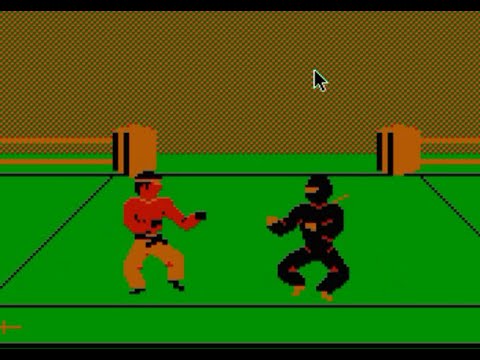 Ninja 2 - PC Tandy 1000 - SPEED RUN - WORLD RECORD - 27,09 seconds - Unbelievable run time ! 1986