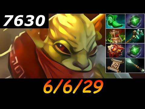 Dota 2 Bounty Hunter 7630 MMR 6/6/29 (Kills/Deaths/Assists) Ranked Full Gameplay