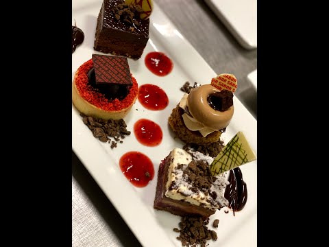 Sabor Dessert Bar - Chocolate Tasting plate up
