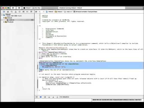 Objective C Program Structure
