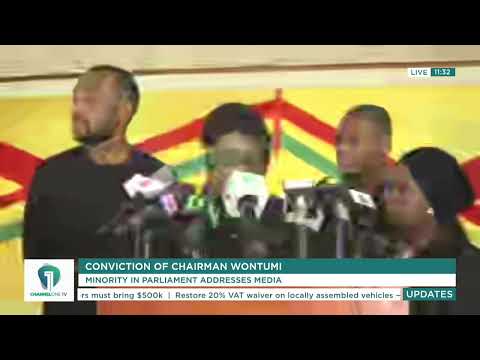Channel One Live!!! Minority Addresses Media Over Chairman Wontumi’s 20-year Jail Term