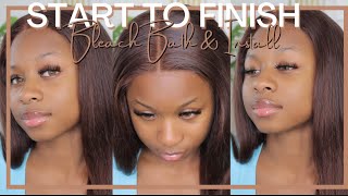 Black to Brown: How to do a Bleach Bath to Achieve Chocolate Brown Hair