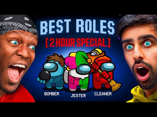 SIDEMEN AMONG US BUT ONLY BEST ROLES!