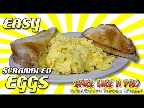 The Best Fluffy Scrambled Eggs Recipe In Just A Minute !