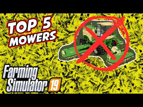 Top 5 Mowers I Use On Console | Farming Simulator 19