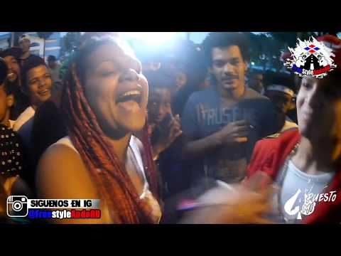 Gaudy Mercy Vs David Crazy Batalla Completa Freestyle Plaza Guibia