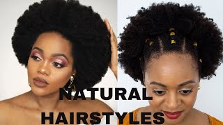 ⭐⭐Natural hairstyles:easy & simple hairstyles for everyday/long,short &medium hair