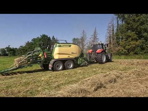 Heu 2025 / Steyr 6175 Impuls + Krone Big Pack / LU Heiligmann