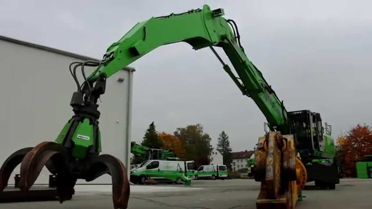 SENNEBOGEN 830 Material Handler Vario Tool - Quick change system for attachments