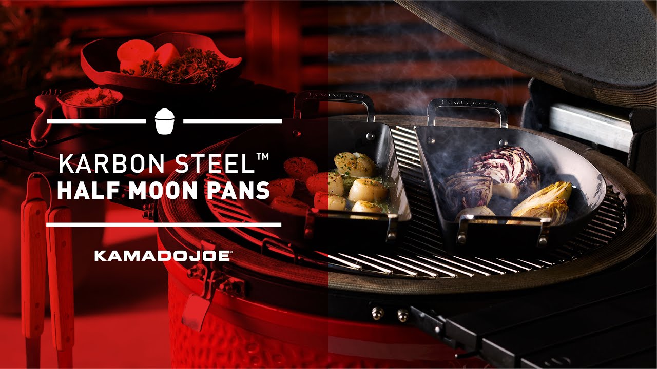 Kamado Joe Kamado Joe® Karbon Steel™ Half-Moon Pan Set — Product Overview