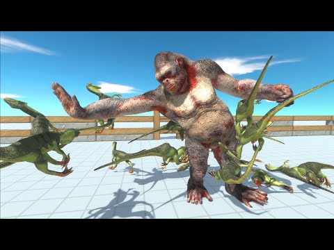 50 Deinonychus dinosaurs vs all units 2023 - Animal Revolt Battle Simulator