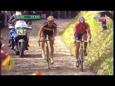 Fabian Cancellara attack   Ronde van Vlaanderen 2010
