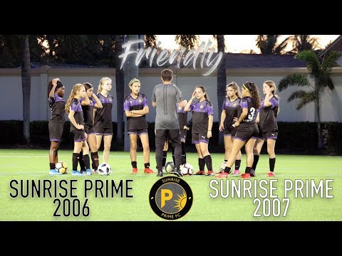 Sunrise Prime FC Z1 2006 vs Sunrise Prime FC 2007