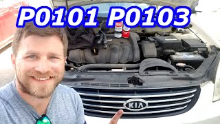 DIAGNOSING P0101 P0103 ENGINE CODES [ROUGH IDLE]