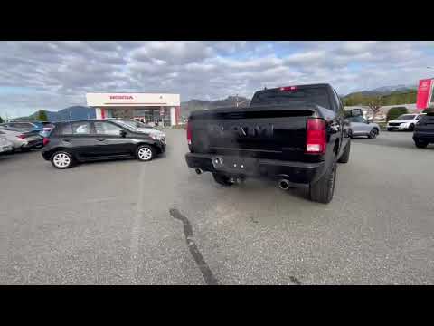 2023 Ram 1500 Classic Express 4x4 Crew Cab 5'7" Box in Black for sale at Murray Honda in Chilliwack, BC