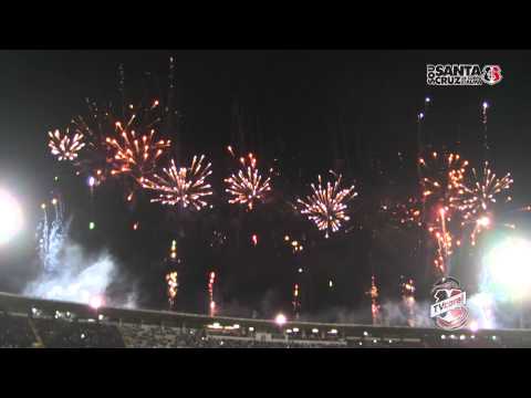 TV Coral - Entrada em Campo - Fogos - Santa Cruz 4x0 Central - PE 2015