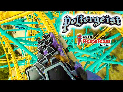 On-ride point of view of Poltergeist