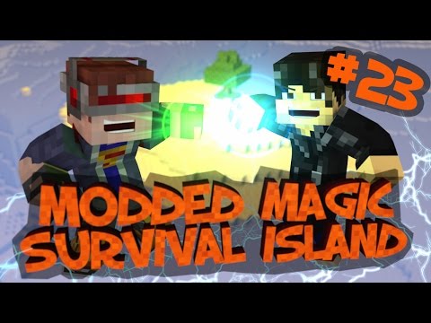 XerainGaming - Survival Island Modded Magic - Minecraft: Pigmen Army! Part 23