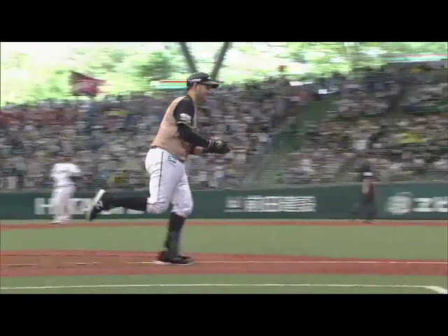 【8回表】試合を振り出しに戻すファイターズ・レアードの9号2ラン!! 2018/5/27 L-F