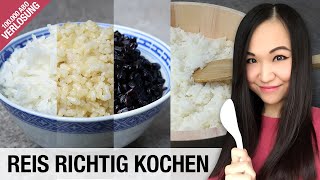 Reis richtig kochen im Topf und Reiskocher | Reissorten | 100.000 Abonnenten Special