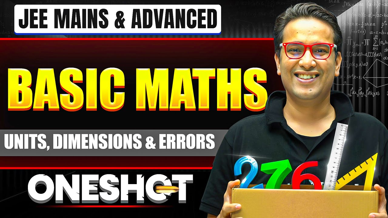 Manzil 2026: BASIC MATHS in One Shot: All Concepts & PYQs Covered | JEE Main & Advanced