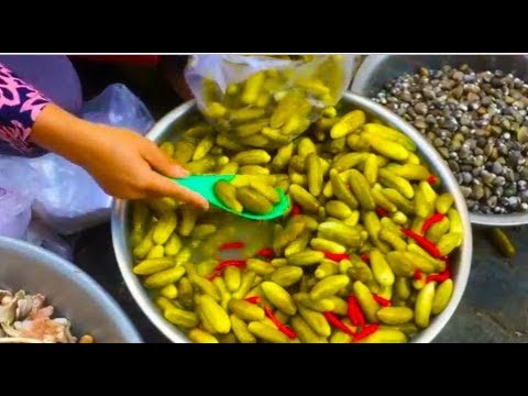 Best Phnom Penh Village Food - Lively Living And Foods In Local Market Video