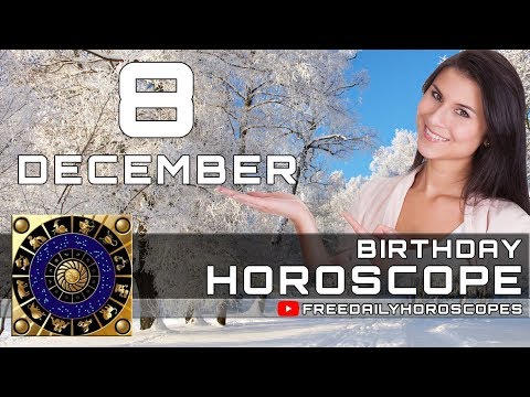 December 8 - Birthday Horoscope Personality