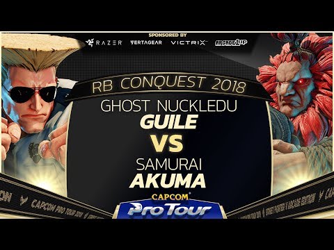 Ghost NuckleDu (Guile) vs Samurai (Akuma) - Red Bull Conquest Top 8 - CPT 2018