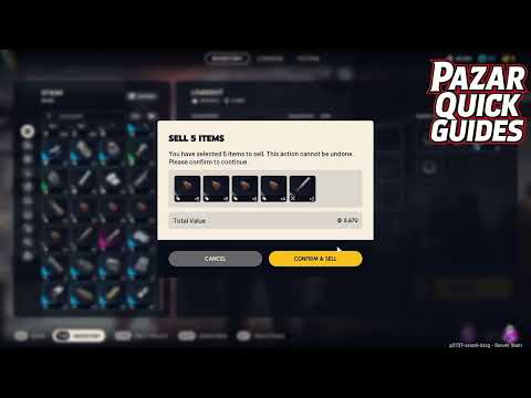 How to Bulk Sell items in Arc Raiders Quick Guide