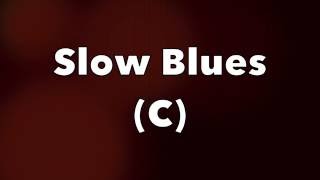 Slow Blues Backing Track in C - Hendrix Style