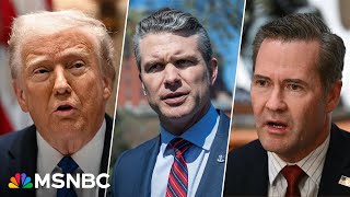 See Trump PRESSED on group chat SCANDAL