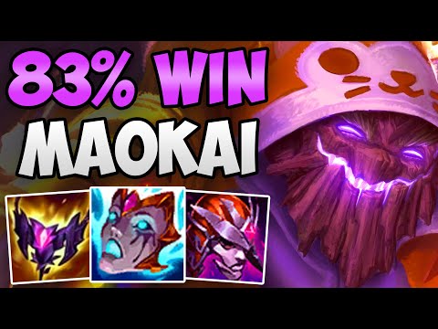 KOREAN CHALLENGER 83% WIN RATE MAOKAI JUNGLE! | CHALLENGER JUNGLE MAOKAI GAMEPLAY | Patch 13.3 S13