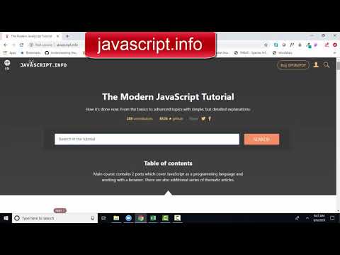 Javascript Info The Modern Javascript Tutorial 1 1 An Introduction To Javascript