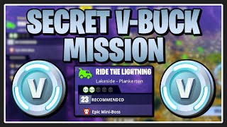 How to Unlock the SECRET V-BUCK MISSION! PL 23 Plankerton in Fortnite Save the World