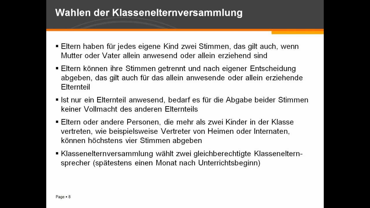 Elternarbeit auf Klassenebene