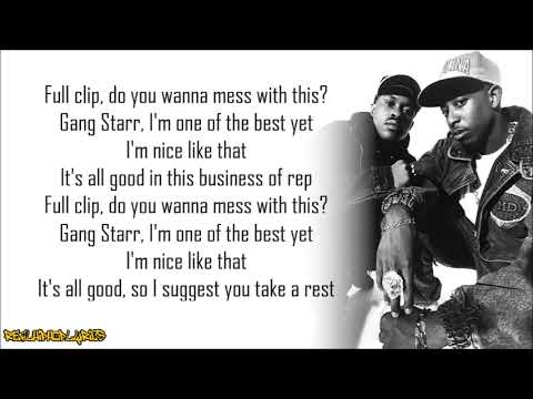 Gang Starr - Full Clip (Lyrics)